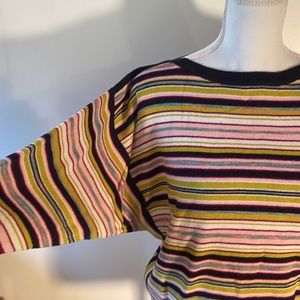 Anthropologie Moth Batwing Striped Sweater